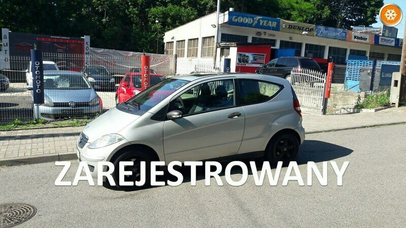 Srebrny (metalik) Używany 2005 Mercedes A180 Hatchback | 6200 zł - Obraz 1/4
