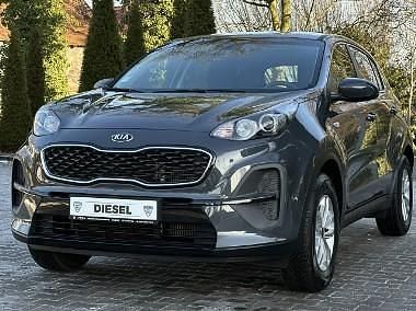 Szary (metalik) Używany 2021 Kia Sportage SUV | 77 500 zł (Uczciwa cena) - Obraz 1/4