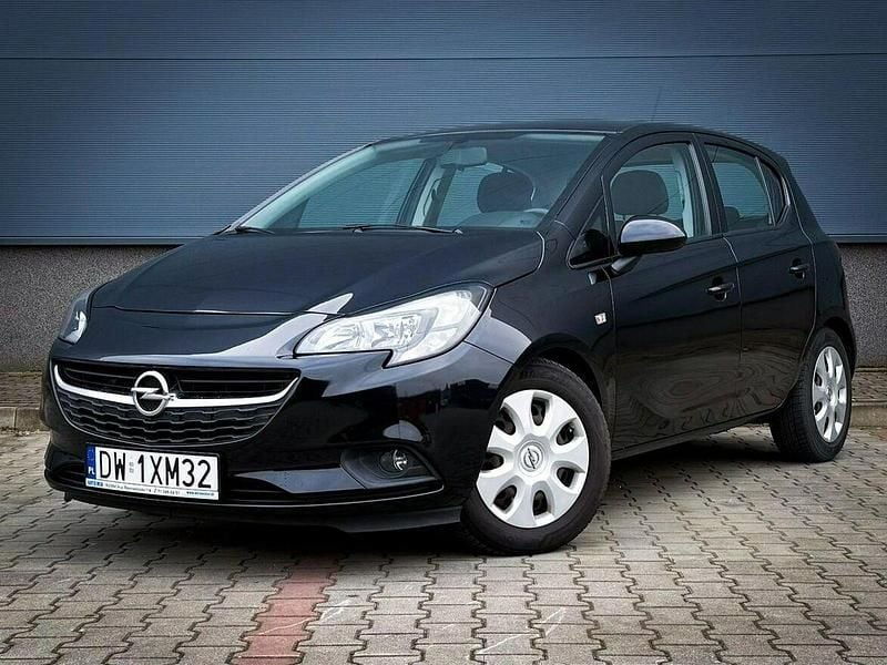 Używany Opel Corsa 100 KM (73 kW) 2017 Czarny Hatchback