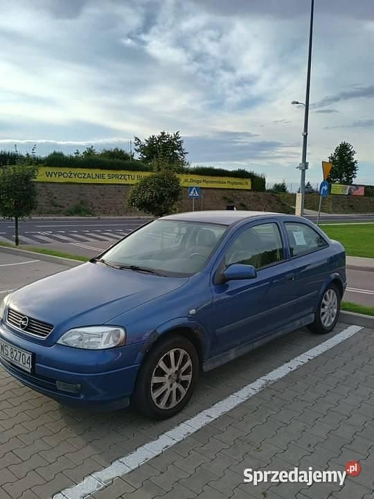 Niebieski Używany 2002 Opel Astra Hatchback | 3500 zł (Uczciwa cena) - Obraz 1/4
