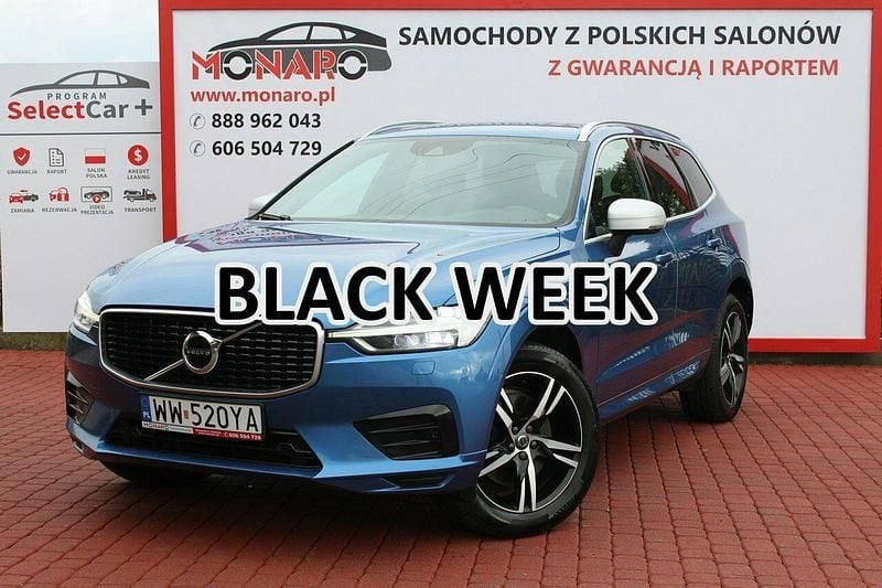 Niebieski Używany 2017 Volvo XC60 R-Design SUV | 109 900 zł (Dość drogi) - Obraz 1/4