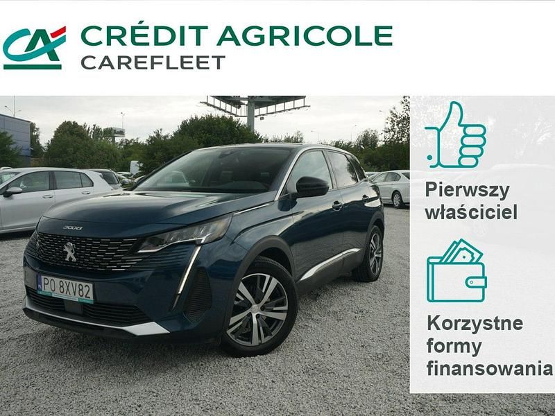 Niebieski Używany 2022 Peugeot 3008 Allure SUV | 93 900 zł (Dość drogi) - Obraz 1/4