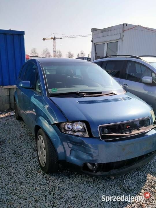 Niebieski Używany 2002 Audi A2 Hatchback | 4400 zł - Obraz 1/4