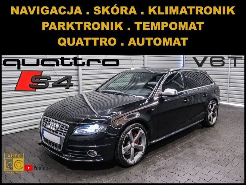 Czarny (metalik) Używany 2010 Audi S4 Kombi | 49 888 zł - Obraz 1/4