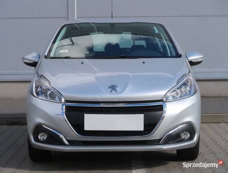 Srebrny Używany 2018 Peugeot 208 Hatchback | 34 999 zł (Dobra cena) - Obraz 1/4