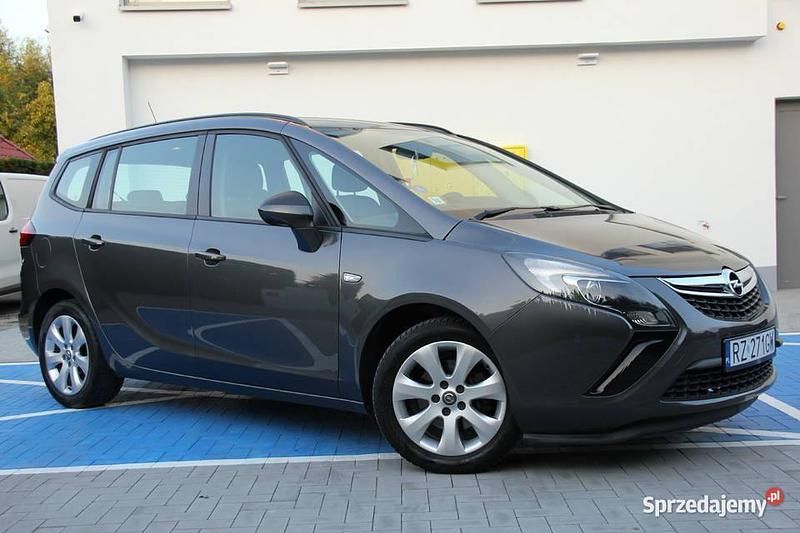 Szary Używany 2012 Opel Zafira Minivan | 22 900 zł (Dobra cena) - Obraz 1/4