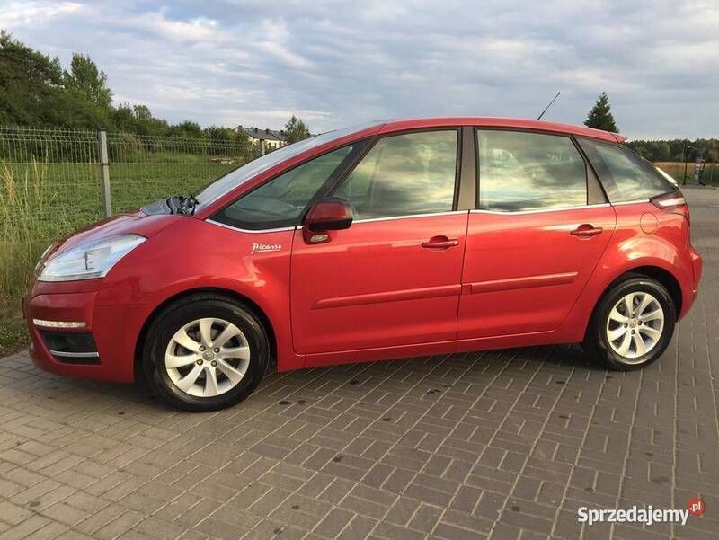 Czerwony Używany 2010 Citroën C4 Picasso Minivan | 26 900 zł (Drogi) - Obraz 1/4