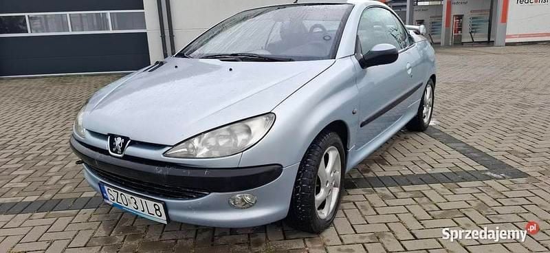 Srebrny Używany 2001 Peugeot 206 CC Kabriolet | 4400 zł (Uczciwa cena) - Obraz 1/4