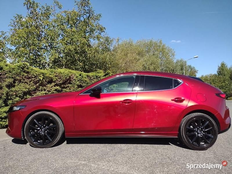 Czerwony Używany 2024 Mazda 3 Homura-Line Hatchback | 99 900 zł (Uczciwa cena) - Obraz 1/4
