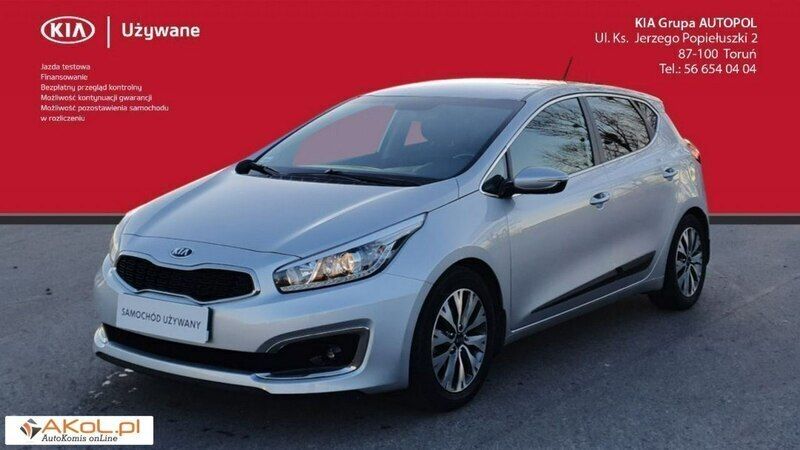Srebrny (metalik) Używany 2016 Kia Ceed 2 Hatchback | 45 900 zł - Obraz 1/1