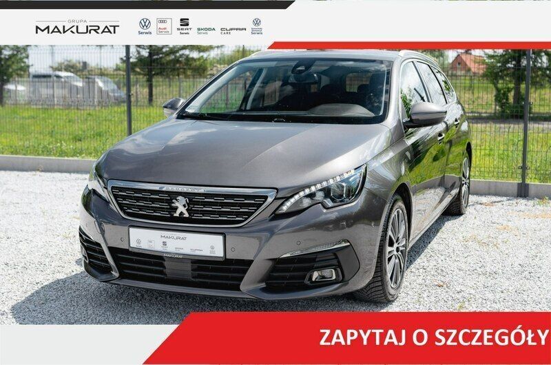 Szary Używany 2021 Peugeot 308 S Kombi | 47 700 zł (Uczciwa cena) - Obraz 1/4