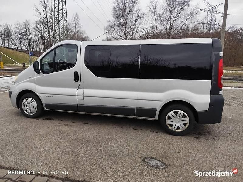 Srebrny Używany 2008 Renault Trafic Minivan | 24 900 zł (Dość drogi) - Obraz 1/4