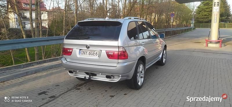 Używany BMW X5 2002 Srebrny SUV