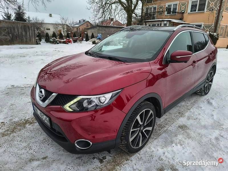 Używany Nissan Qashqai 2014 Wiśniowy SUV