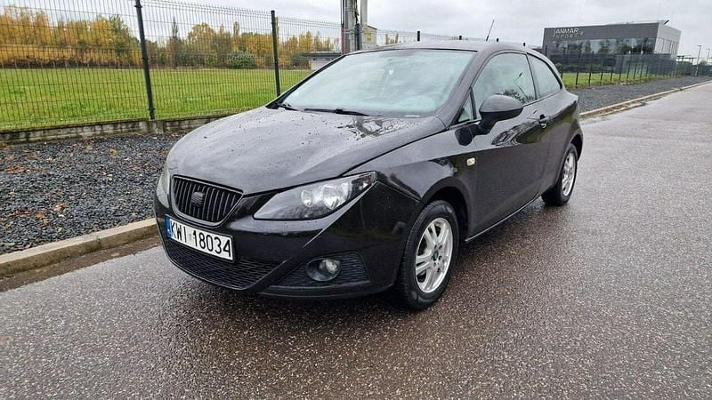 Czarny Używany 2008 Seat Ibiza Hatchback | 12 400 zł (Uczciwa cena) - Obraz 1/4