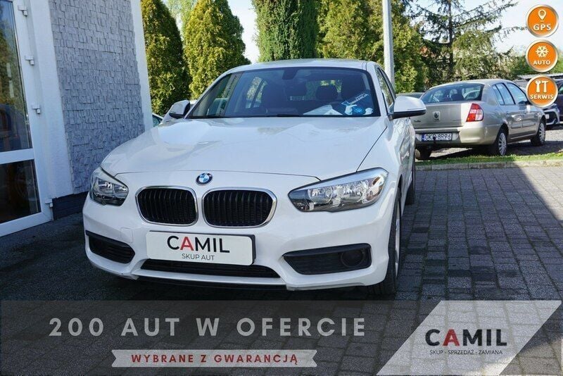 Biały Używany 2018 BMW 116 Hatchback | 61 000 zł (Dość drogi) - Obraz 1/3