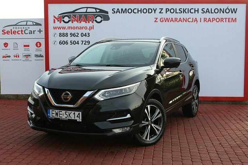 Czarny Używany 2018 Nissan Qashqai N-Connecta SUV | 58 900 zł (Uczciwa cena) - Obraz 1/4