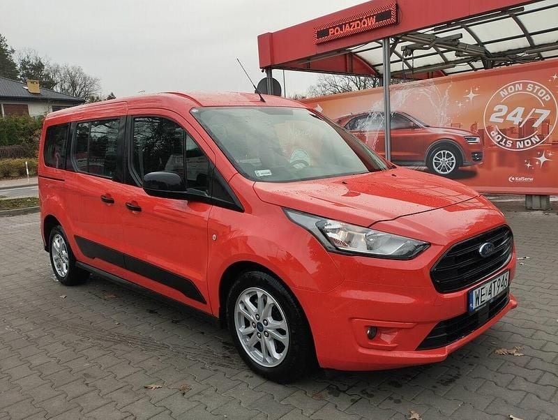 Czerwony Używany 2021 Ford Transit Kombi | 54 000 zł (Uczciwa cena) - Obraz 1/4