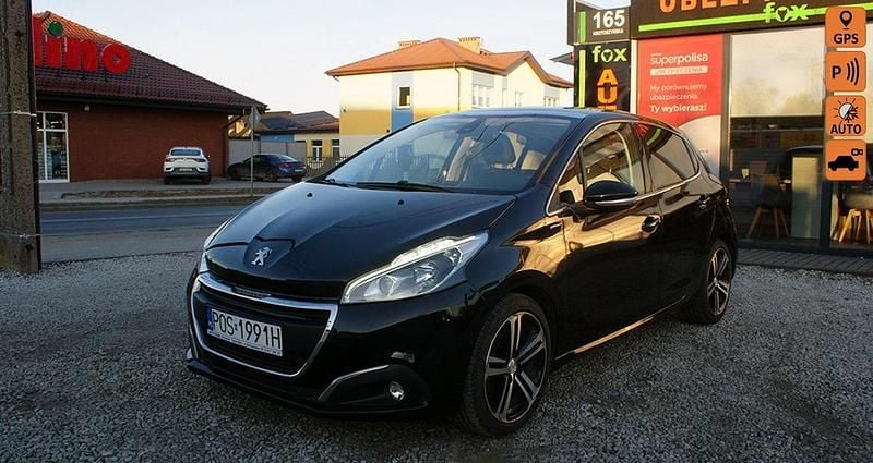 Używany Peugeot 208 110 KM (80 kW) 2018 Czarny (metalik) Hatchback