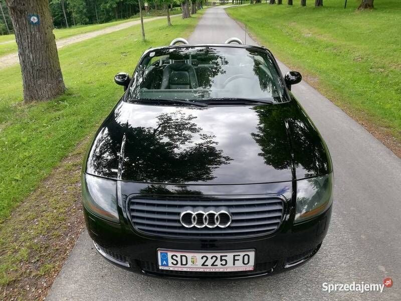 Czarny Używany 2002 Audi TT Roadster Kabriolet | 22 900 zł - Obraz 1/4