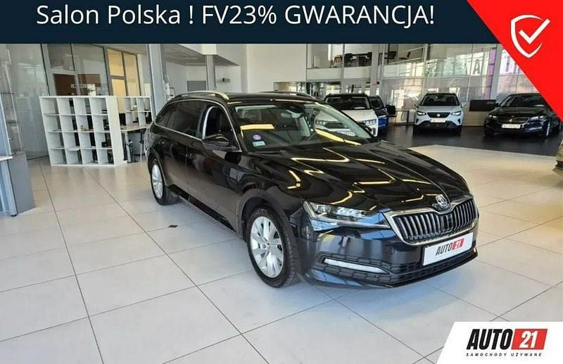 Czarny Używany 2022 Skoda Superb Kombi | 86 900 zł (Uczciwa cena) - Obraz 1/4
