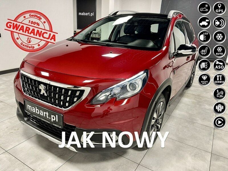 Bordowy (metalik) Używany 2019 Peugeot 2008 Crossway SUV | 52 000 zł (Dobra cena) - Obraz 1/4