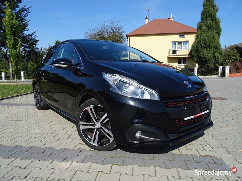 Czarny Używany 2018 Peugeot 208 GT-line Hatchback | 34 999 zł (Uczciwa cena) - Obraz 1/4