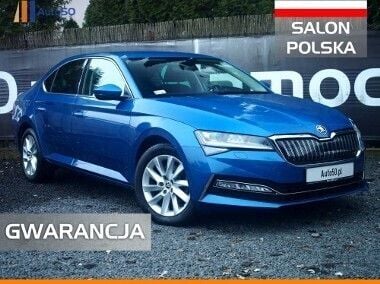 Niebieski Używany 2020 Skoda Superb Sedan/Limuzyna | 99 800 zł (Uczciwa cena) - Obraz 1/4