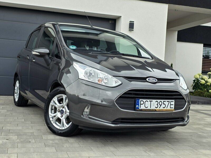Szary (metalik) Używany 2017 Ford B-MAX Titanium Minivan | 28 900 zł (Uczciwa cena) - Obraz 1/4