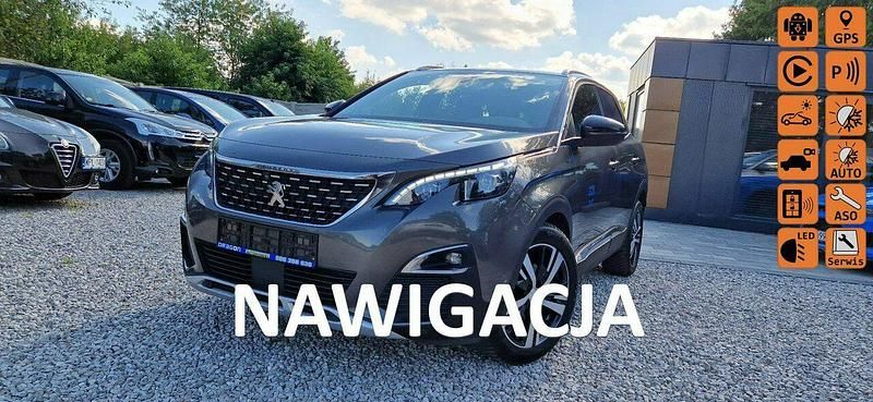 Szary Używany 2018 Peugeot 3008 GT-line Minivan | 63 837 zł (Uczciwa cena) - Obraz 1/4