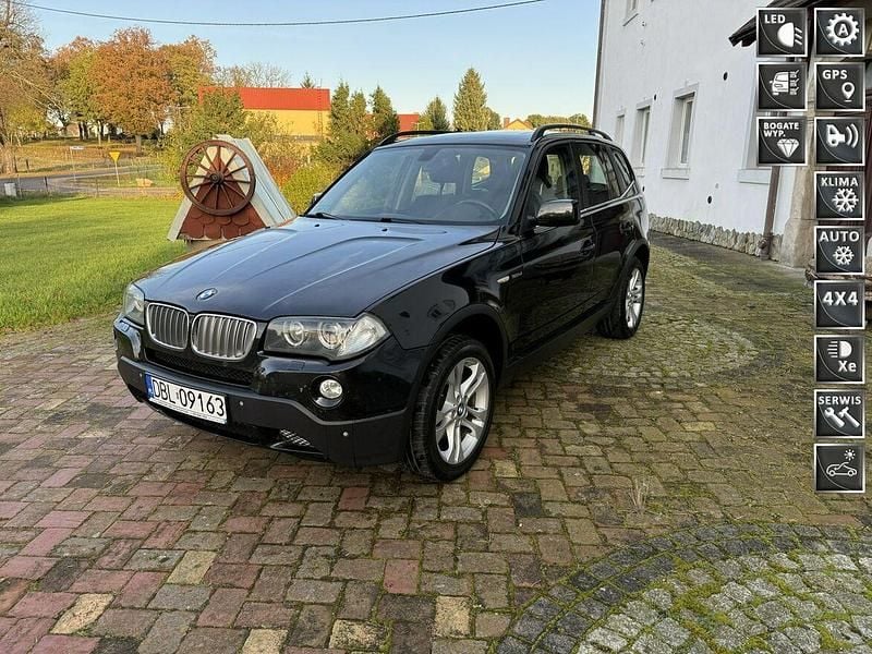 Czarny Używany 2006 BMW X3 SUV | 26 900 zł (Uczciwa cena) - Obraz 1/4