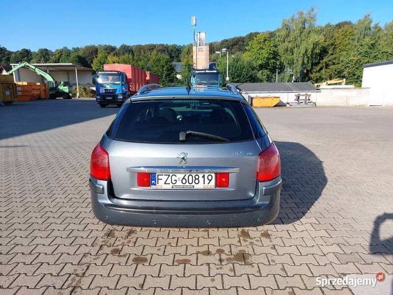 Grafitowy Używany 2006 Peugeot 407 Sedan/Limuzyna | 8500 zł (Uczciwa cena) - Obraz 1/4