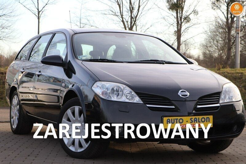 Czarny (metalik) Używany 2006 Nissan Primera Kombi | 11 900 zł - Obraz 1/4