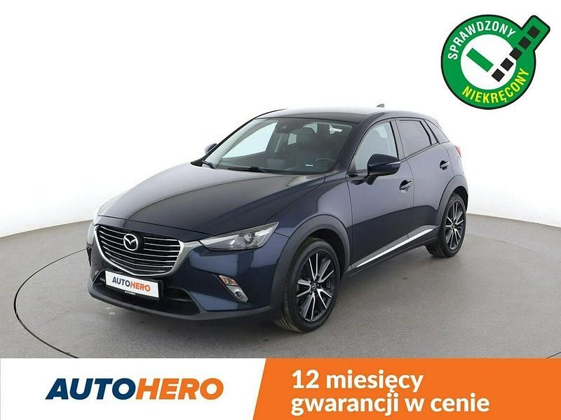 Niebieski Używany 2018 Mazda CX-3 SUV | 53 300 zł (Dobra cena) - Obraz 1/3