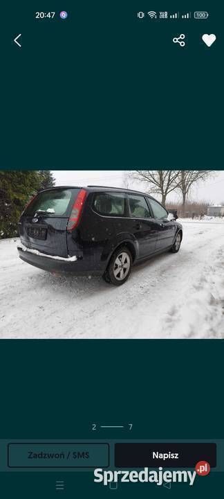 Używany Ford Focus 2005 Granatowy Kombi