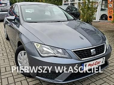 Szary (metalik) Używany 2018 Seat Leon Hatchback | 29 900 zł (Dobra cena) - Obraz 1/4