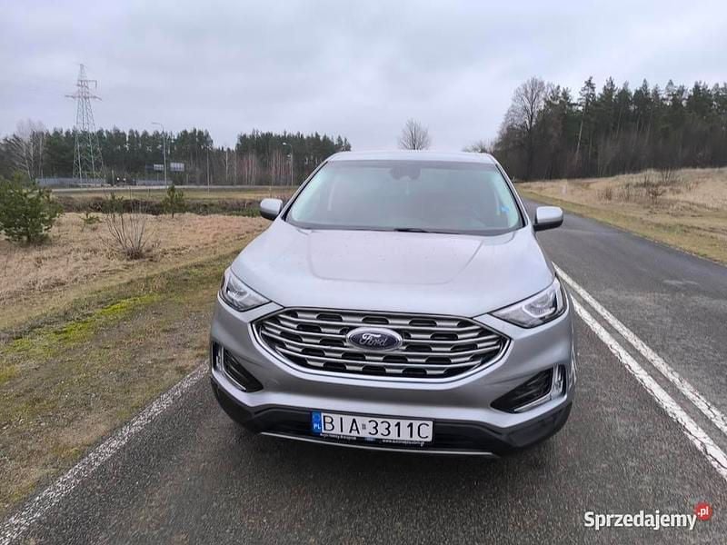 Srebrny Używany 2021 Ford Edge SUV | 99 800 zł (Uczciwa cena) - Obraz 1/4