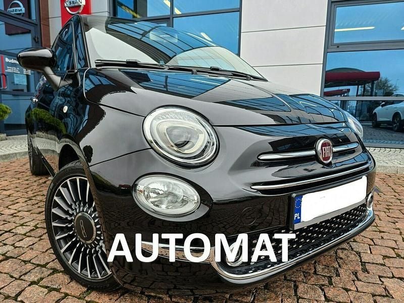 Czarny Używany 2019 Fiat 500 Lounge Hatchback | 42 200 zł (Uczciwa cena) - Obraz 1/4