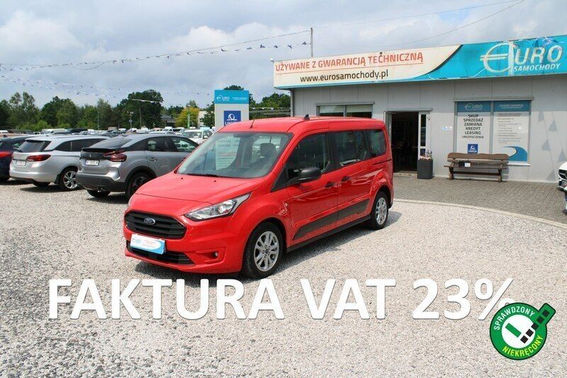 Czerwony Używany 2021 Ford Transit Kombi | 51 951 zł (Super Cena) - Obraz 1/4