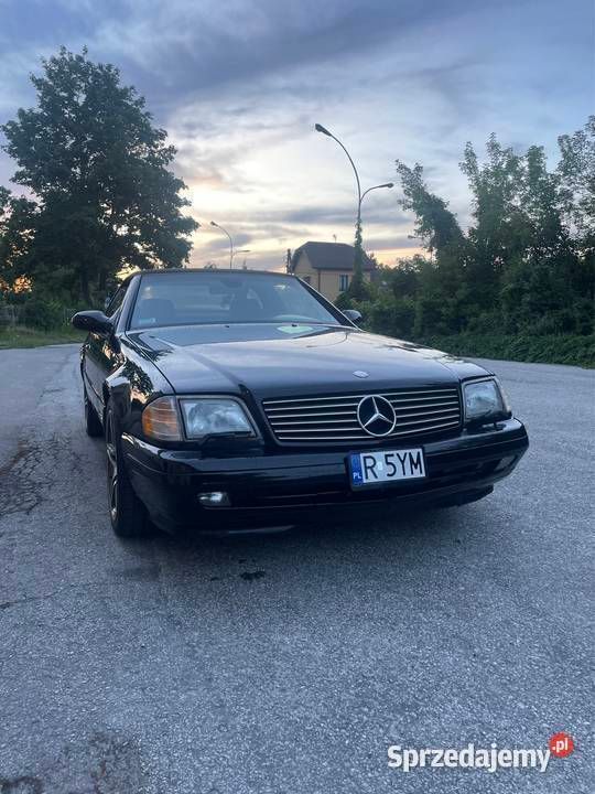 Czarny Używany 1998 Mercedes SL500 Kabriolet | 59 000 zł - Obraz 1/4