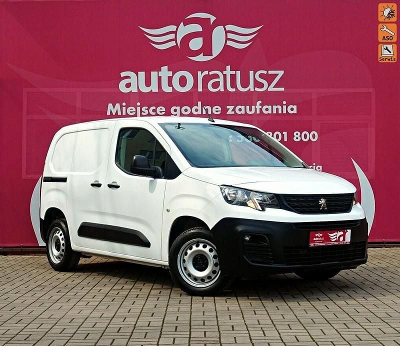 Biały Używany 2020 Peugeot Partner Van | 44 895 zł (Dobra cena) - Obraz 1/4