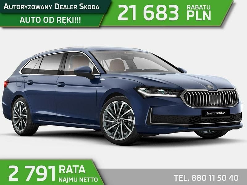 Niebieski (metalik) Nowe 2025 Skoda Superb Kombi | 253 967 zł - Obraz 1/4