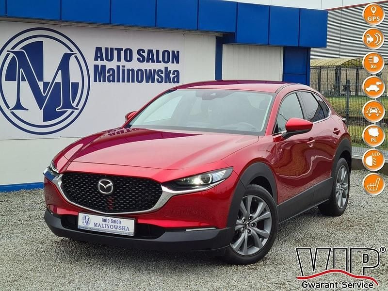 Czerwony ciemny (metalik) Używany 2021 Mazda CX-30 SUV | 89 900 zł (Uczciwa cena) - Obraz 1/4