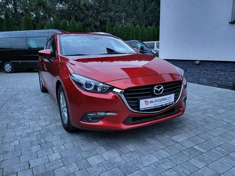 Używany Mazda 3 105 KM (77 kW) 2018 Czerwony Sedan/Limuzyna