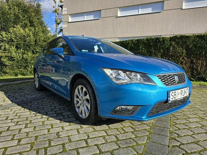 Używany Seat Leon 150 KM (110 kW) 2014 Niebieski jasny (metalik) Hatchback