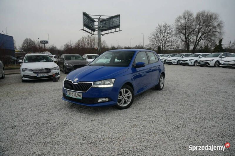 Niebieski Używany 2020 Skoda Fabia Ambition Hatchback | 35 500 zł (Uczciwa cena) - Obraz 1/4