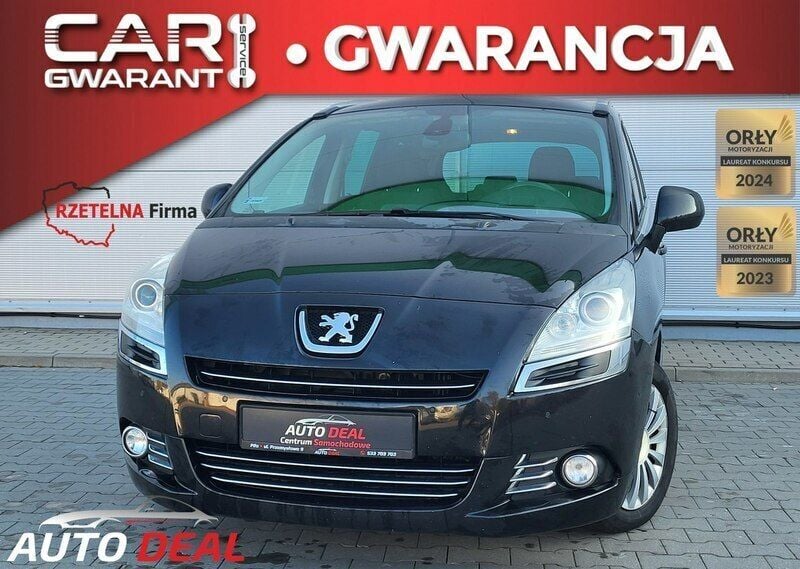 Czarny Używany 2010 Peugeot 5008 Minivan | 22 700 zł (Uczciwa cena) - Obraz 1/4