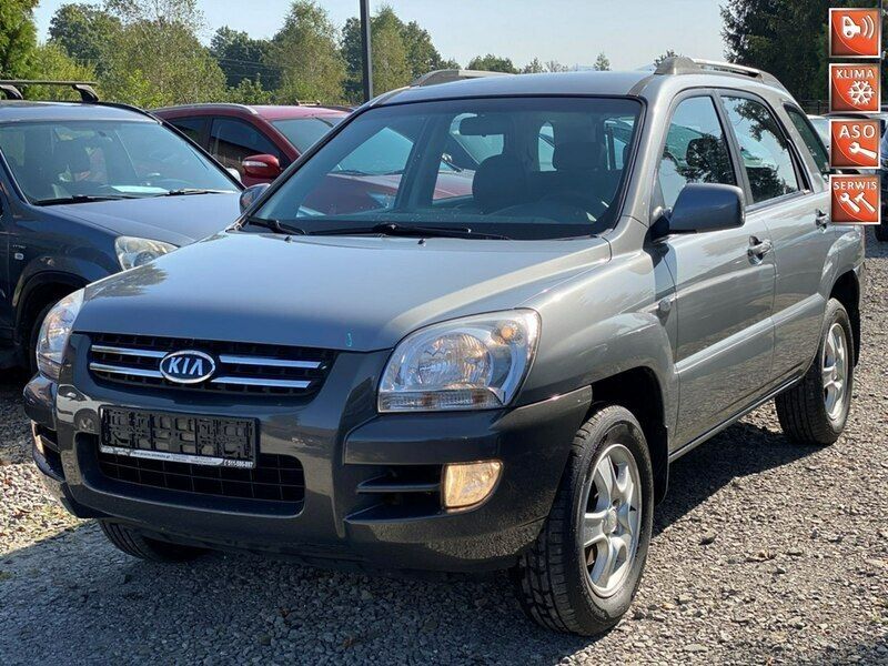 Szary Używany 2006 Kia Sportage Active SUV | 18 700 zł (Uczciwa cena) - Obraz 1/4