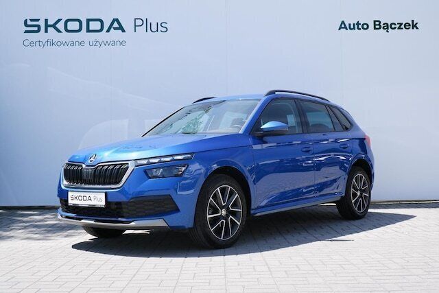 Błękit race metalizowany Używany 2022 Skoda Kamiq Style SUV | 99 900 zł - Obraz 1/4