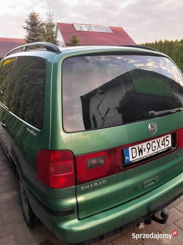 Zielony Używany 2002 VW Sharan Minivan | 5500 zł (Uczciwa cena) - Obraz 1/4